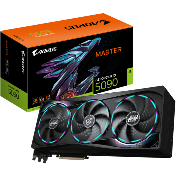 GIGABYTE AORUS GeForce RTX 5090 MASTER 32G grafische kaart