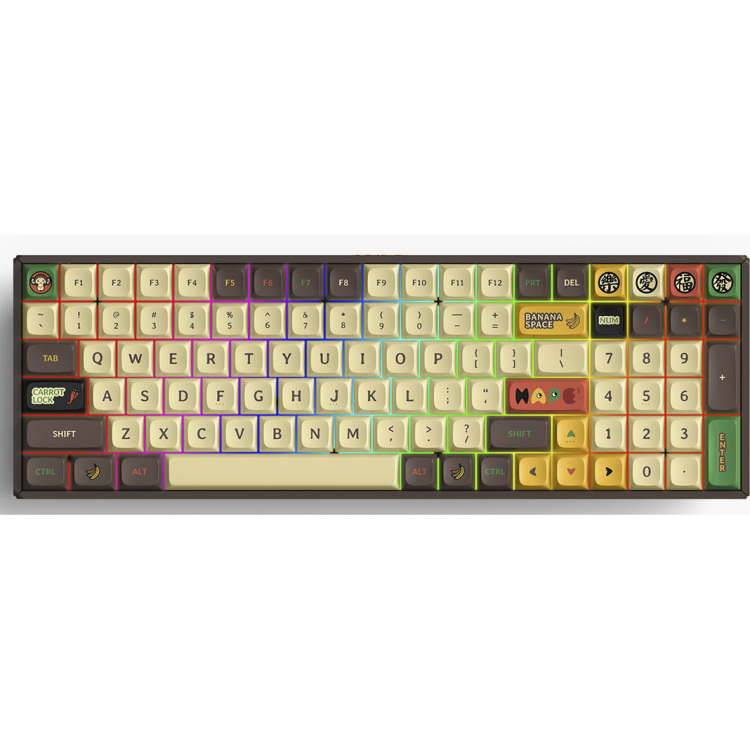 Iqunix F97 Happy Ape Wireless Mechanical Keyboard gaming toetsenbord