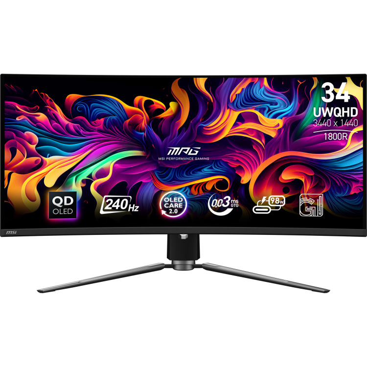 MSI MPG 341CQPX QD-OLED 34.18'' Curved gaming monitor