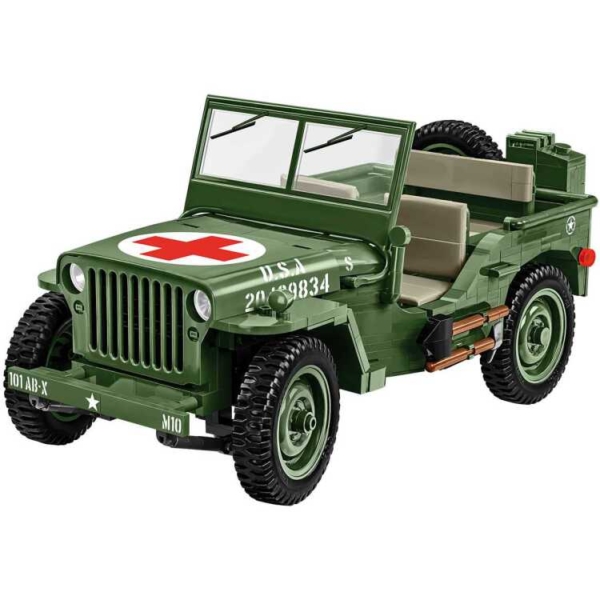 COBI Historical Collection - Willys MB Medical Constructiespeelgoed