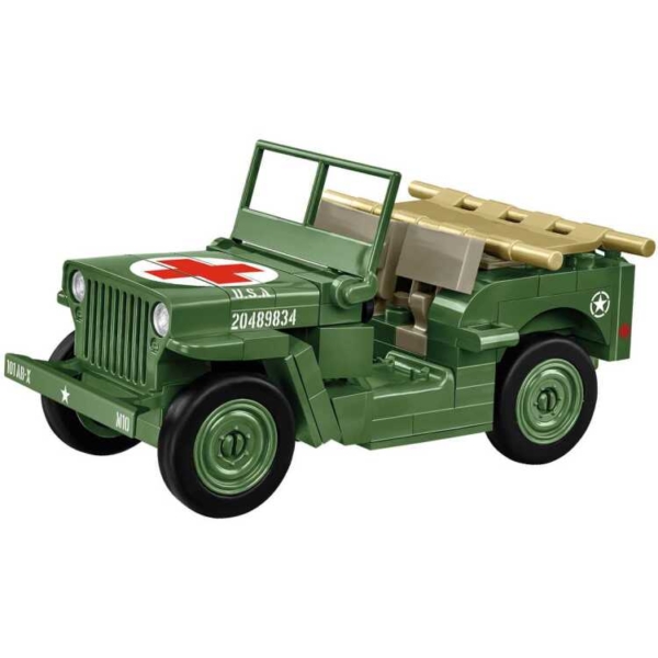 COBI Historical Collection - Medical Willys MB Constructiespeelgoed