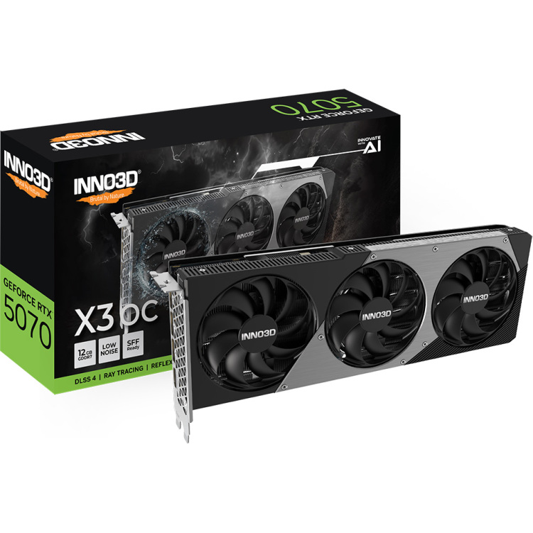 INNO3D GeForce RTX 5070 X3 OC grafische kaart