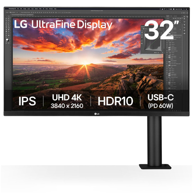 LG Ergo IPS Monitor met USB Type-C ledmonitor