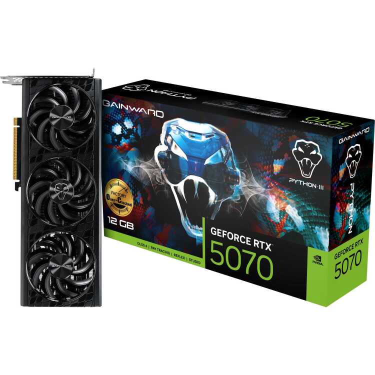Gainward GeForce RTX 5070 Python III OC grafische kaart