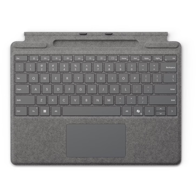 Microsoft Surface Pro Keyboard met pen opslag, Platina toetsenbord