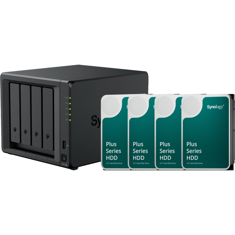 Synology DiskStation DS925+ incl. 4x HAT3300-4T 4 TB harde schijf nas