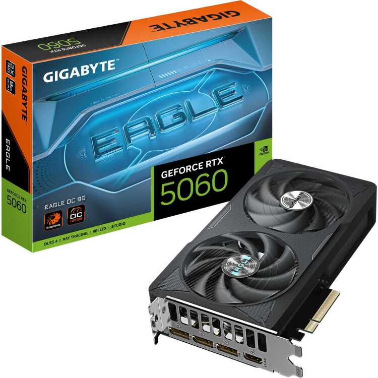 GIGABYTE GeForce RTX 5060 EAGLE OC 8G grafische kaart