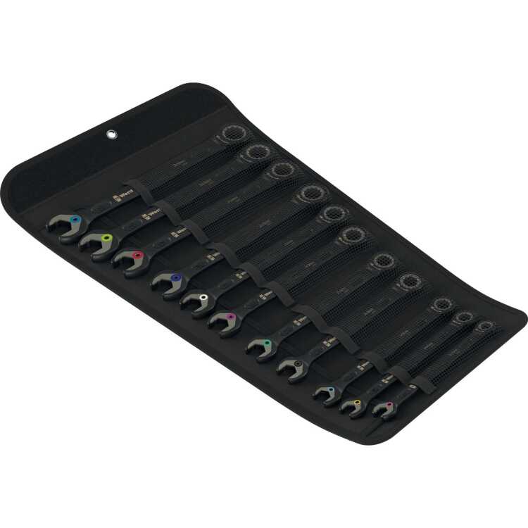 Wera 6000 Joker Black Edition 11 set 1 steek-ringratelsleutelset, 11-delig moersleutel
