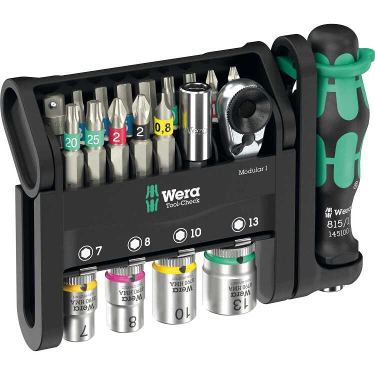 Wera Tool-Check Modular 1, 21-delig bitset