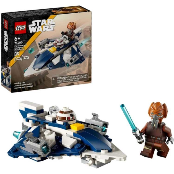 LEGO Star Wars - Plo Koons Jedi Starfighter microfighter Constructiespeelgoed