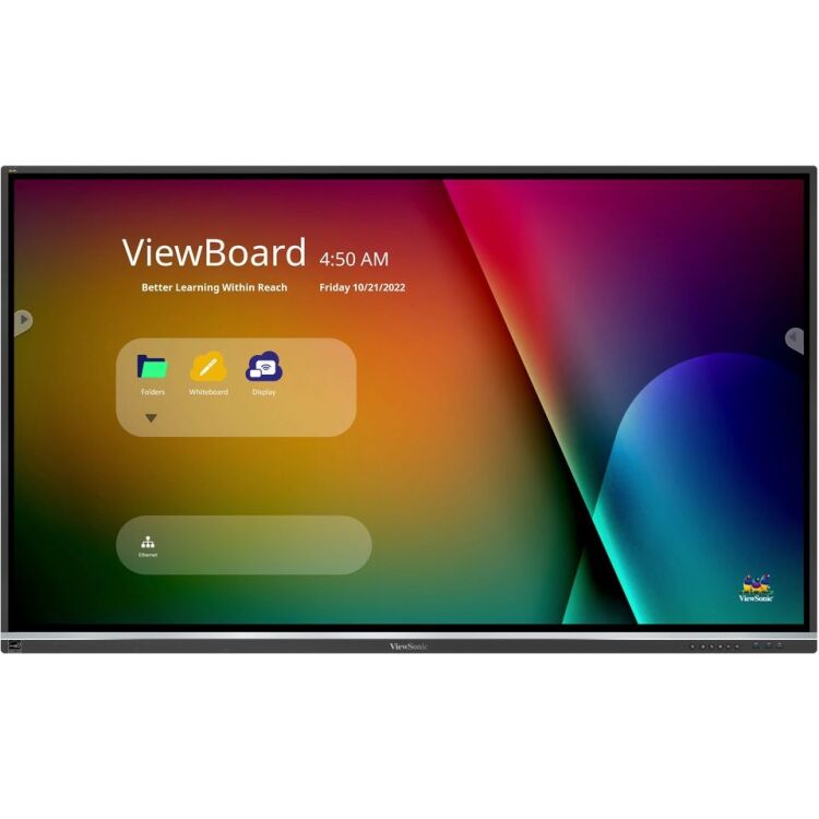 ViewSonic ViewBoard IFP7550-5F 75” 4K Interactive Display public display