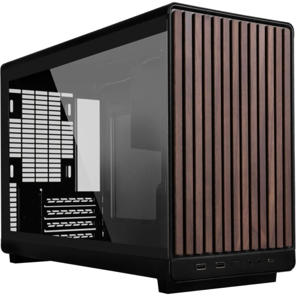 Lian Li A3-mATX Black (Wood Edition) midi tower behuizing