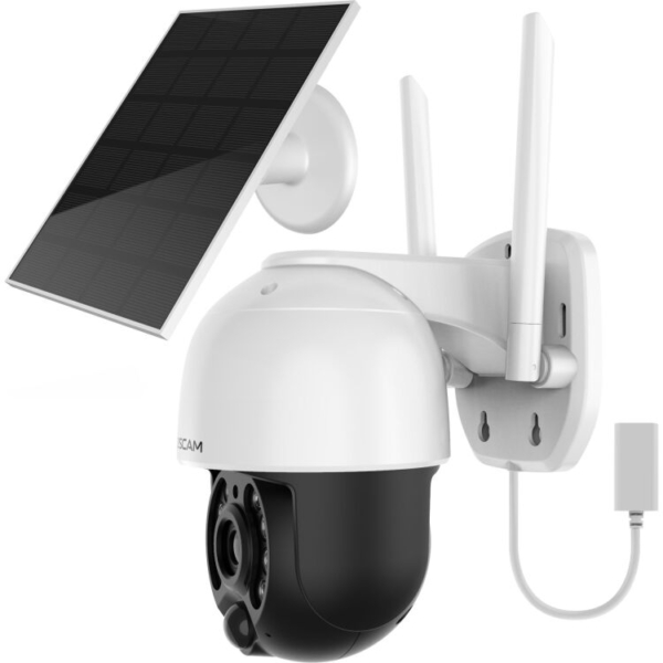 Foscam B4, 100% draadloze 2K/4MP Pan/Tilt batterijcamera beveiligingscamera