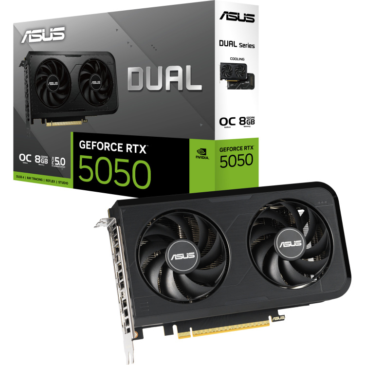 ASUS DUAL GeForce RTX 5050 OC 8GB grafische kaart