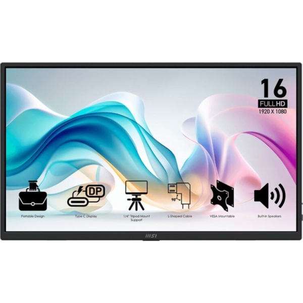 MSI PRO MP165 E6 ledmonitor