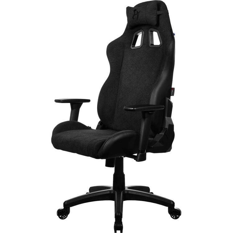 Arozzi Avanti Soft Fabric - Pure Black gamestoel