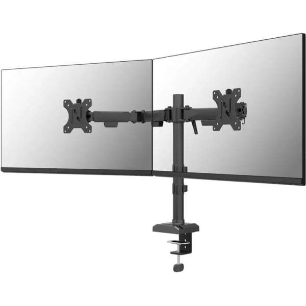 Neomounts DS60-600BL2 Monitorarm 10-32" - Quick-fix - 180°-stop