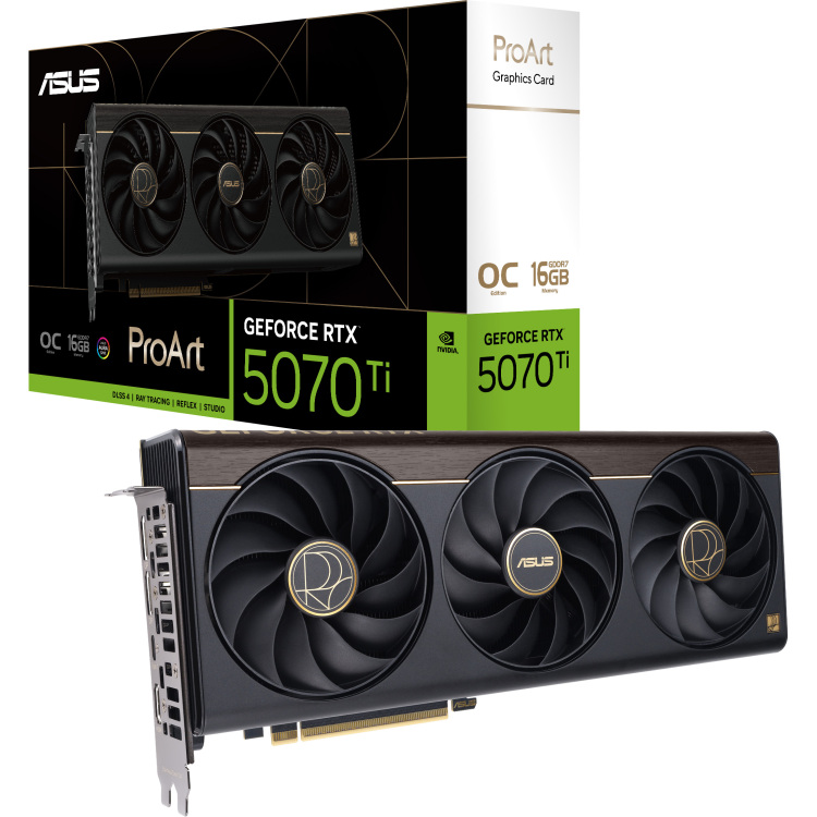 ASUS ProArt GeForce RTX 5070 Ti OC grafische kaart