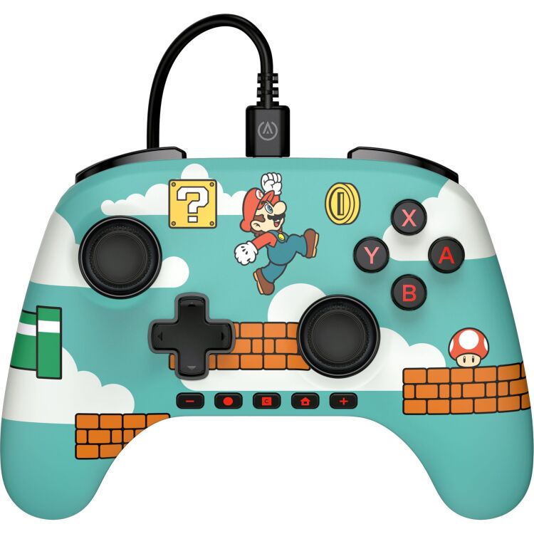 PowerA Advantage bedrade controller voor Nintendo Switch 2 - Mario-tijd gamepad