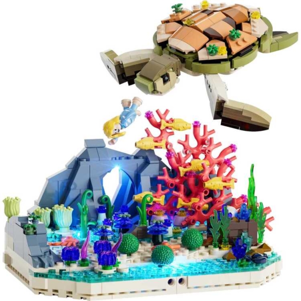 Lumibricks X SERIES - Turtle Reef Dream Constructiespeelgoed
