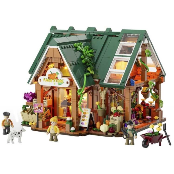 Lumibricks Farm Life - Farm Store Constructiespeelgoed