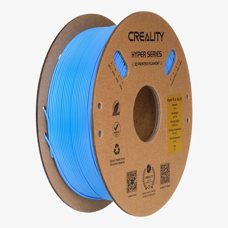 Creality Hyper 1.75mm PLA 3D Printing Filament Blauw, 1kg 3d-filament