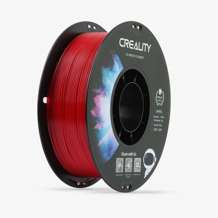 Creality CR-PETG 3D Printing Filament Rood, 1kg 3d-filament