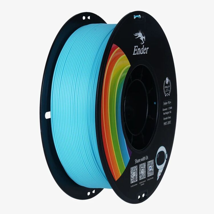 Creality Ender 1.75mm PLA+ 3D Printing Filament Blauw, 1kg 3d-filament