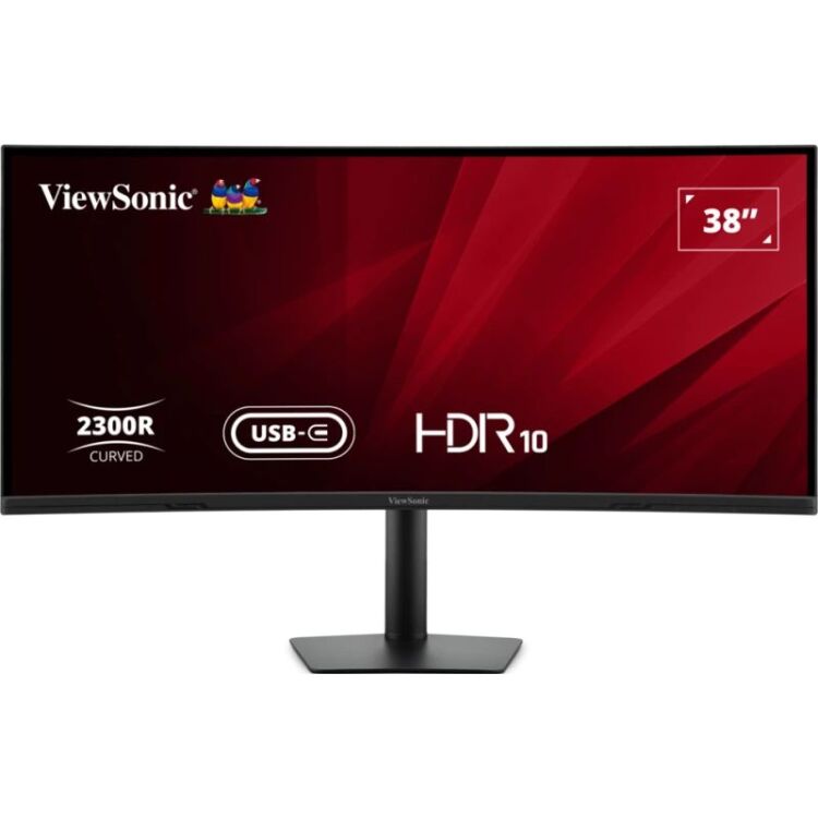 ViewSonic VA3820C UWQHD+ 21:9 Curved Monitor met USB-C Hub ledmonitor