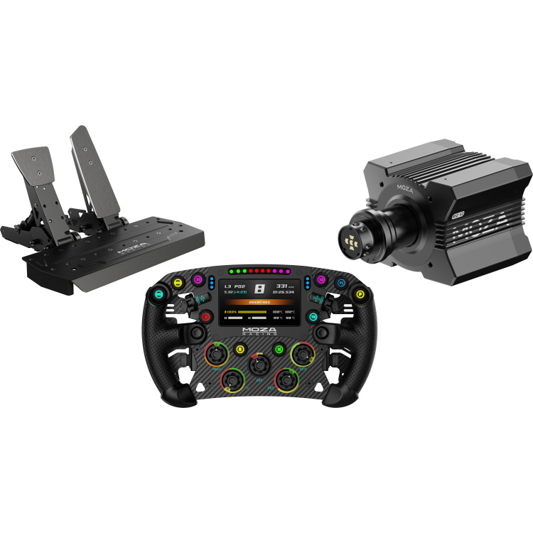 MOZA R12 V2 + FSR 2 + SR-P bundel stuur