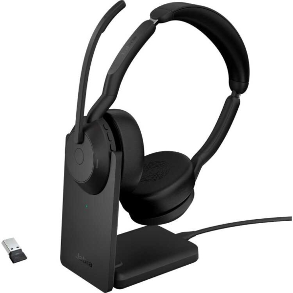 Jabra Evolve2 55, Incl. oplaadstandaard headset