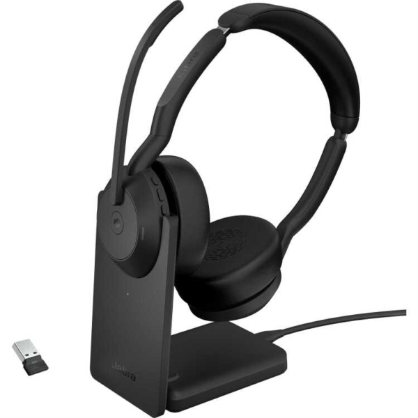 Jabra Evolve2 55, Incl. oplaadstandaard headset