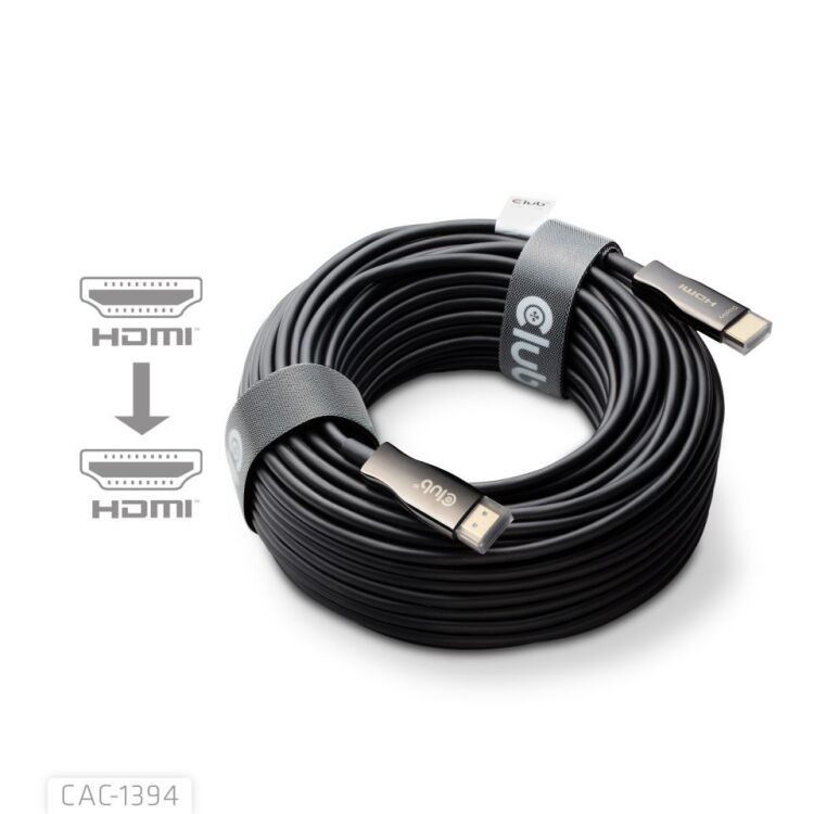 Club 3D HDMI Hybrid AOC Cable 8K60Hz/4K120Hz, 100 m kabel