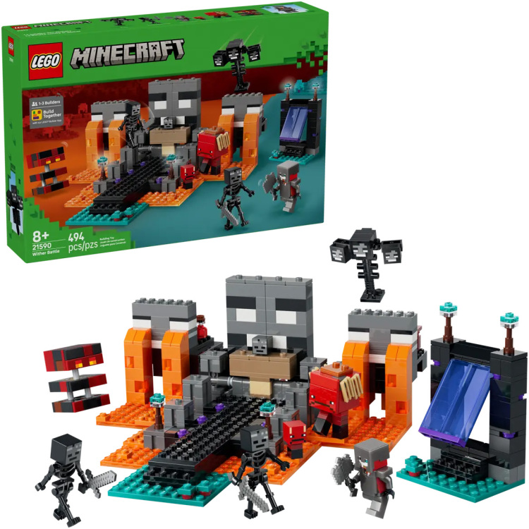 LEGO Minecraft Wither Battle Constructiespeelgoed
