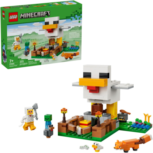 LEGO Minecraft Chicken Farm Constructiespeelgoed