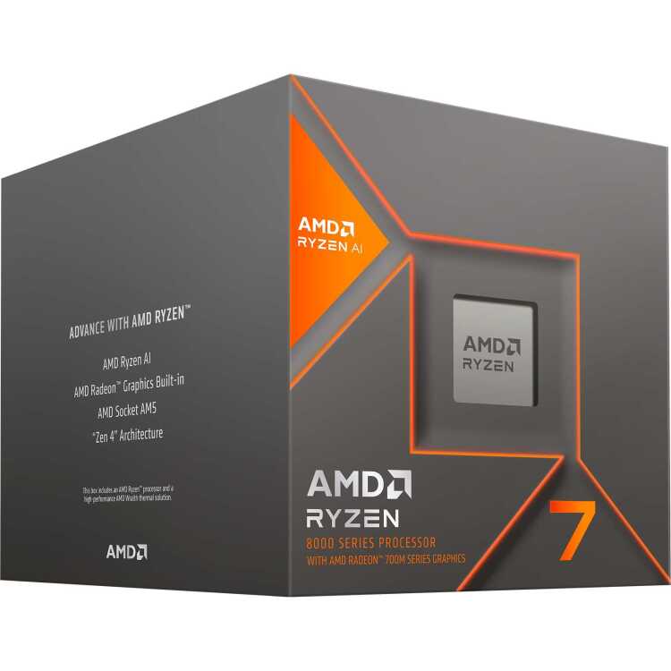 AMD Ryzen 7 8700G, 4,2 GHz (5,1 GHz Turbo Boost) processor