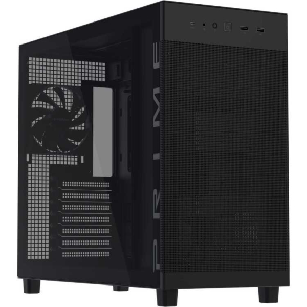 ASUS Prime AP303 - Tempered Glass Panel midi tower behuizing