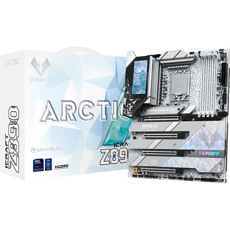 MAXSUN MS-iCraft Z890 ARCTIC moederbord