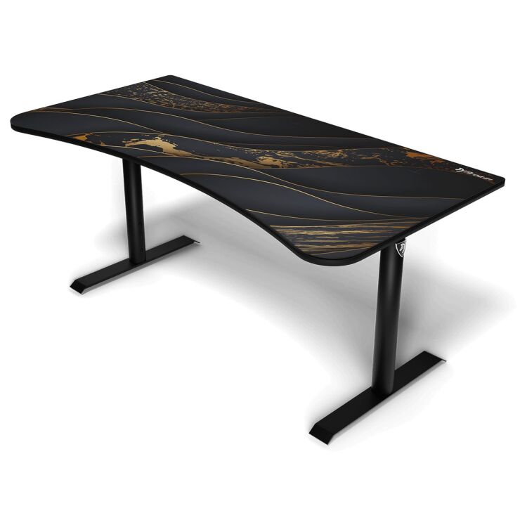 Arozzi Arena Gaming Desk - Black Gold