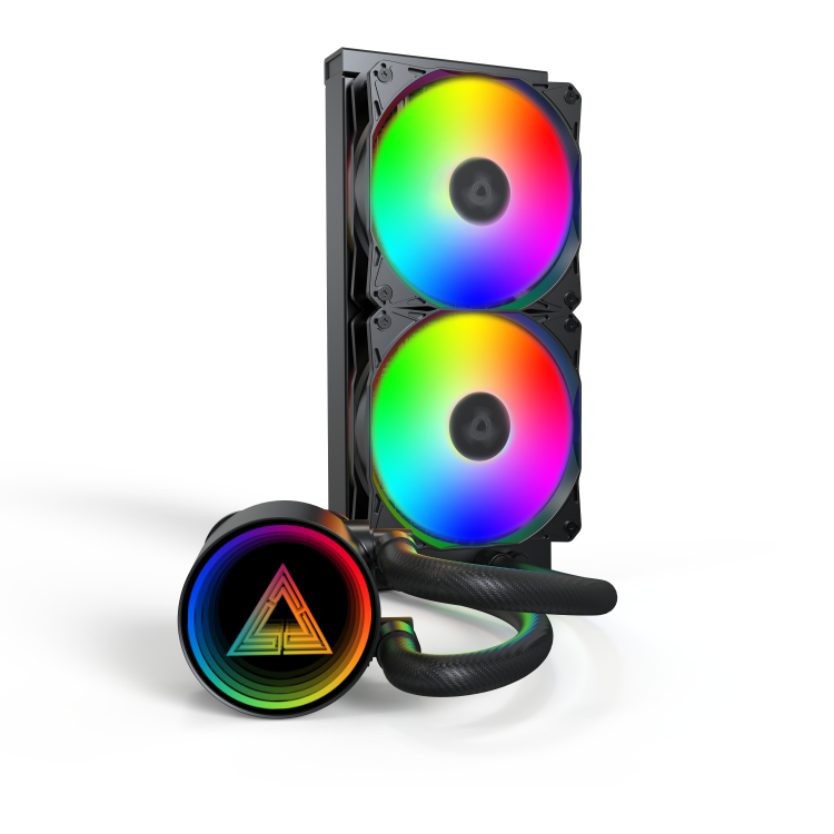 Montech LightFlow ARGB 240 bk waterkoeling