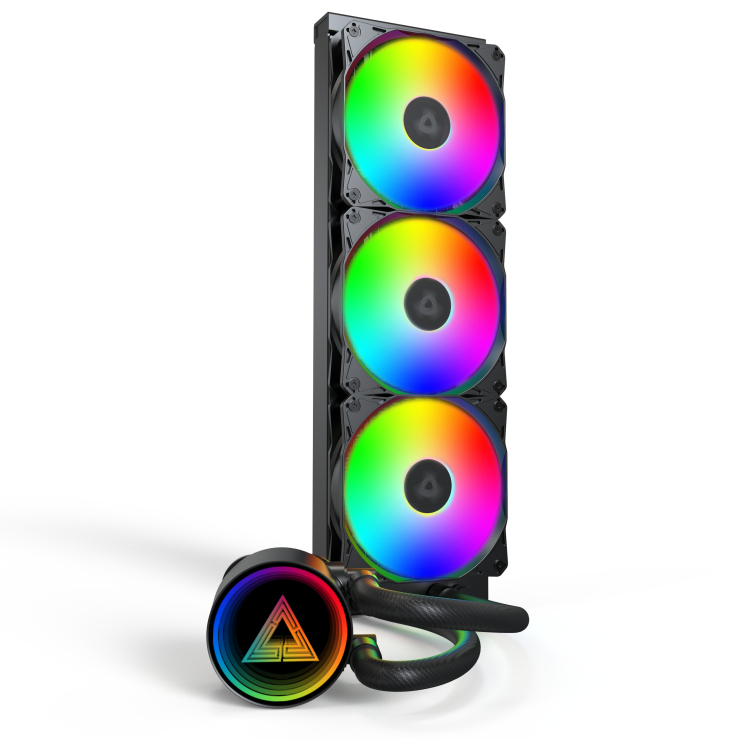 Montech LightFlow ARGB 360 bk waterkoeling