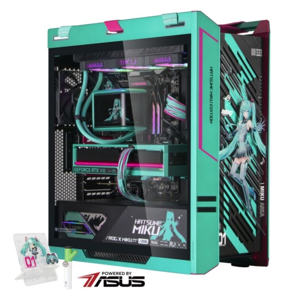 ALTERNATE Hatsune Miku Ryzen 7 - RTX 5080 Gaming pc Powered by ASUS