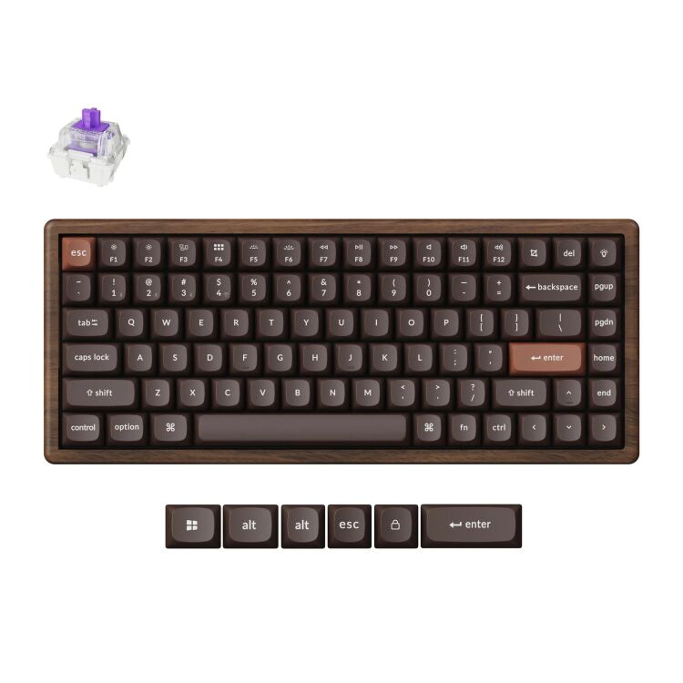 Keychron K2HE All-Wood Special Edition toetsenbord