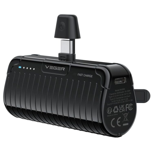 VEGER PlugOn (W0558) 5000mAh powerbank