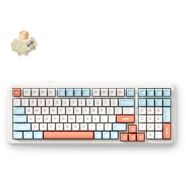 MCHOSE K99 V2 Wireless Mechanical Orange gaming toetsenbord