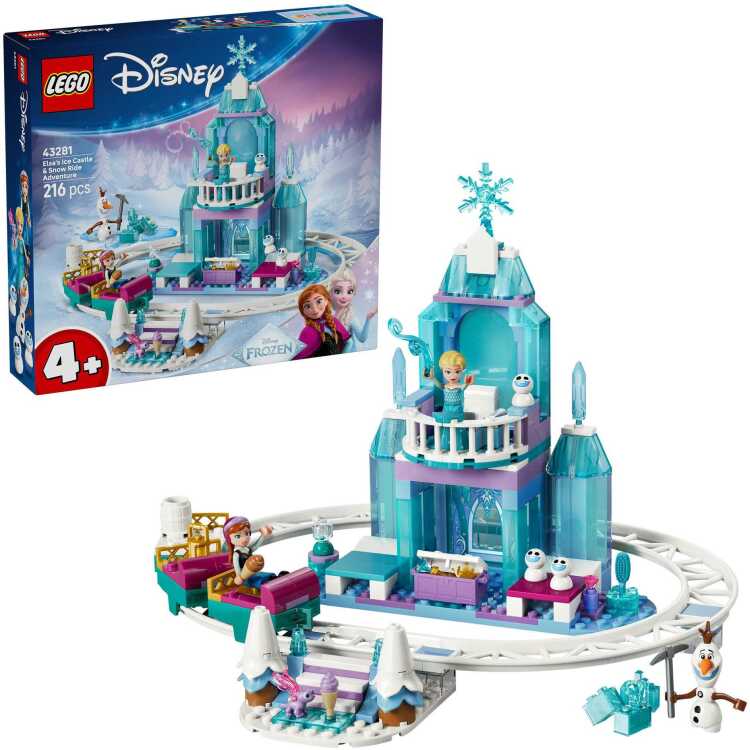LEGO Disney Princess - Elsa's ijskasteel en sneeuwrit Constructiespeelgoed