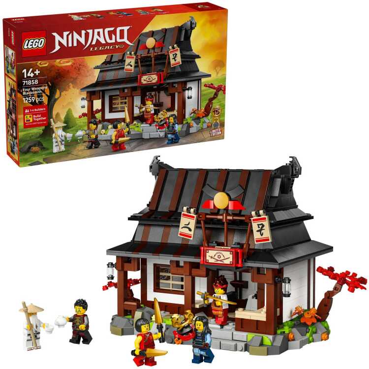 LEGO Ninjago - 15-jarig jubileum: Smederij De Vier Wapens Constructiespeelgoed
