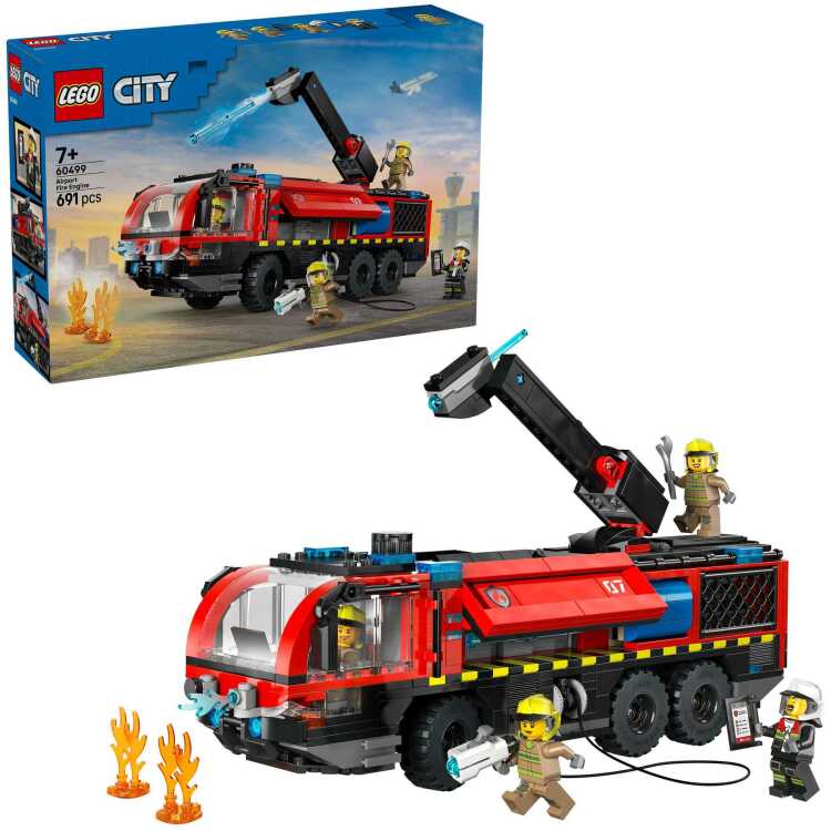 LEGO City - Luchthaven brandweertruck Constructiespeelgoed