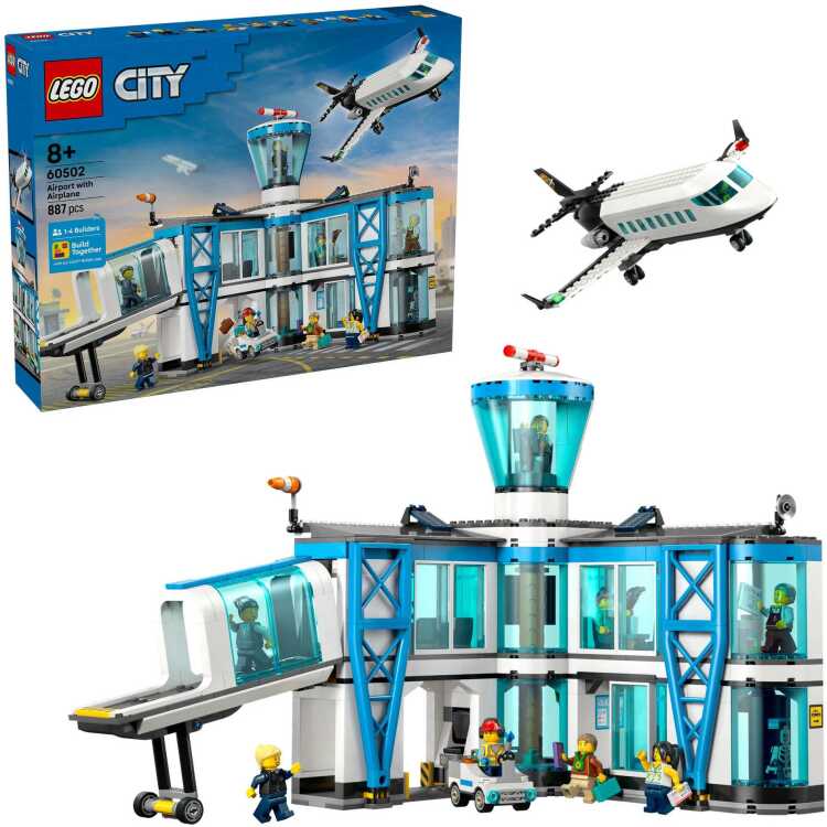 LEGO City - Luchthaven met vliegtuig Constructiespeelgoed