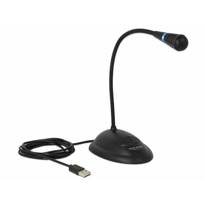 DeLOCK USB Gooseneck Microphone microfoon